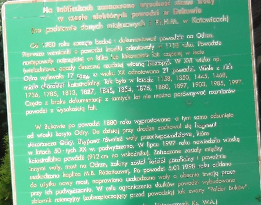 Informacja o powodziach