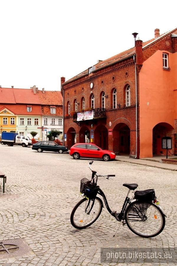 Rynek starego miasta w Gniewie.