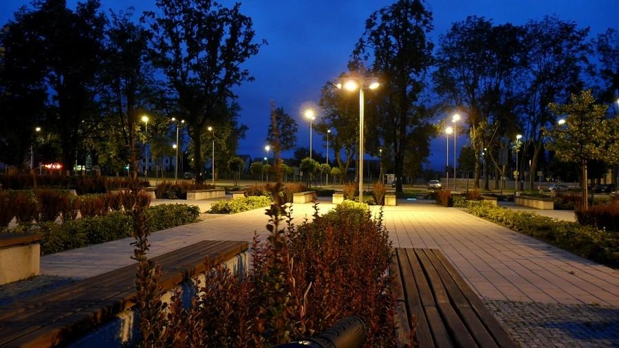 Widok na parking