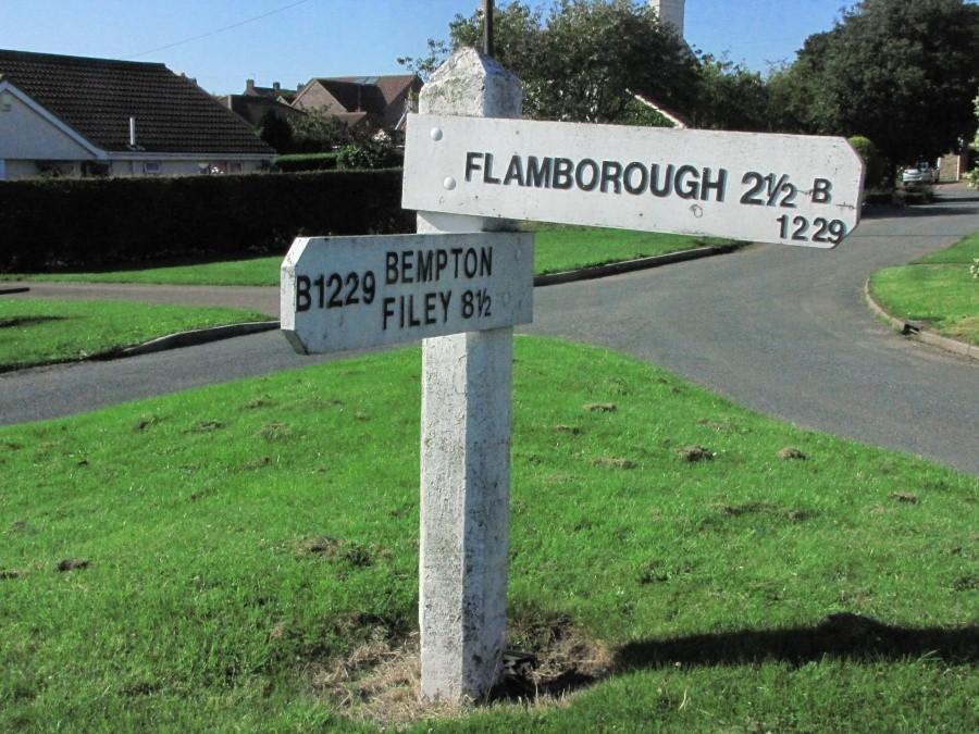 Bempton Cliffs & Flamborough signs
