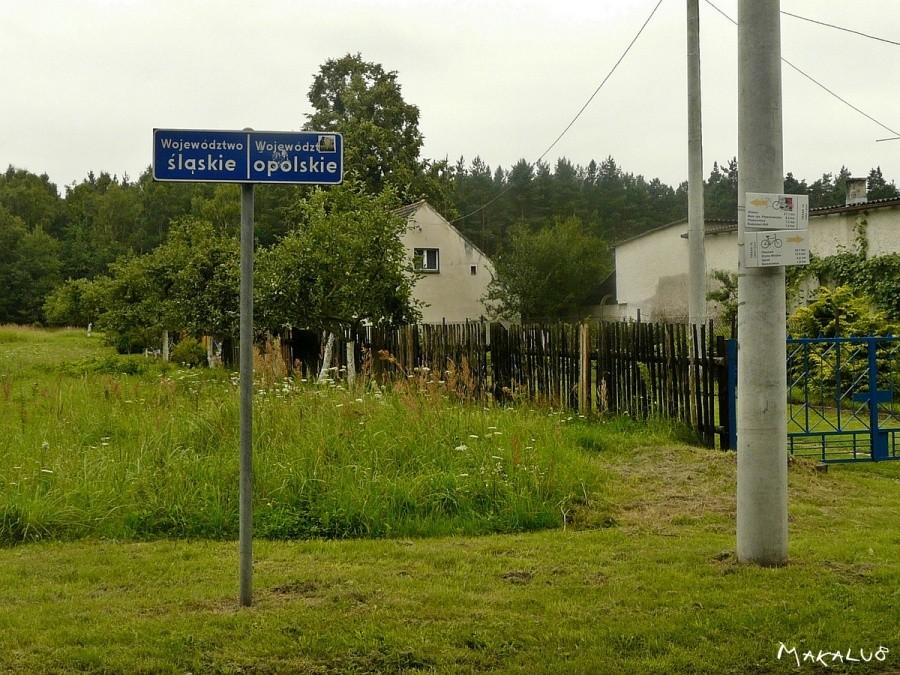 Granica województw w Niezdrowicach