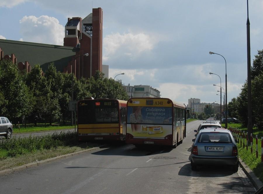 Wyścig autobusów na Ursynowie
