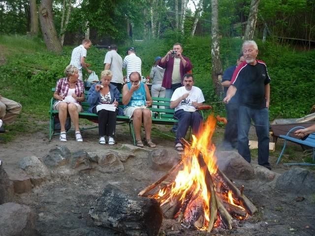 ... ognisko, jako nieodłączny element każdej imprezy rowerowej i ...