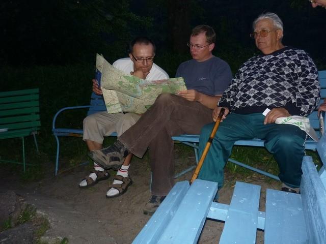 A wieczorem pobierałem korepetycje z poprawnego czytania map u Krzysztofa Mieczkowskiego i nieżyjącego już Zbigniewa Borońskiego.