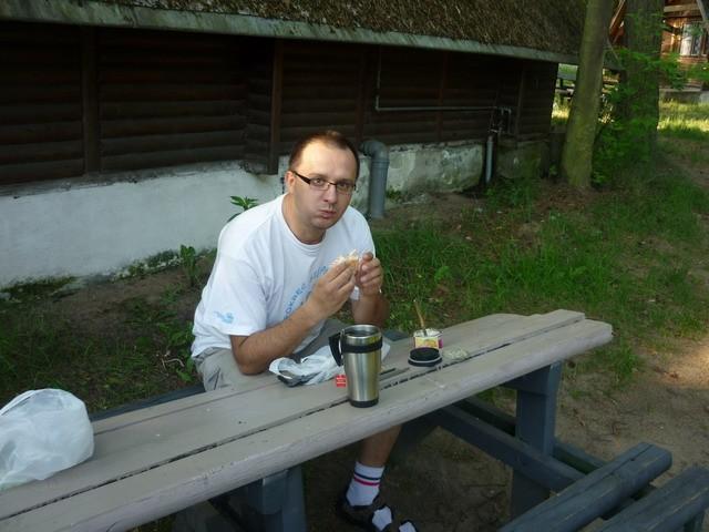 Dzień zacząłem od śniadania. Apetyt miałem wyjątkowy ;)