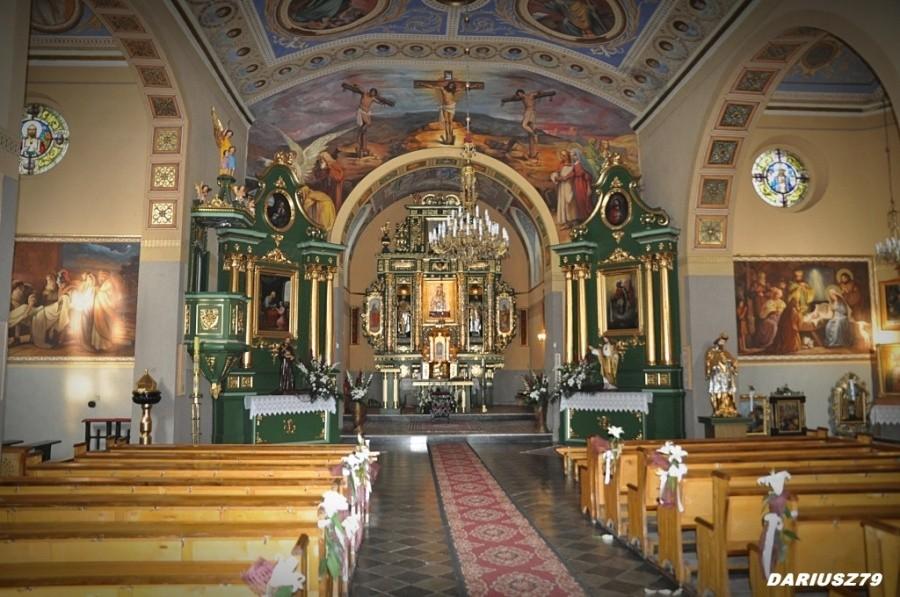 Wnętrze Kościóła parafialny Św. Jakuba w Sączowie
