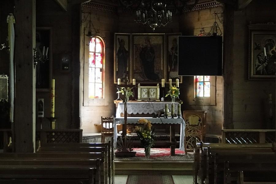 Kościół w Murzaischlu wnętrze