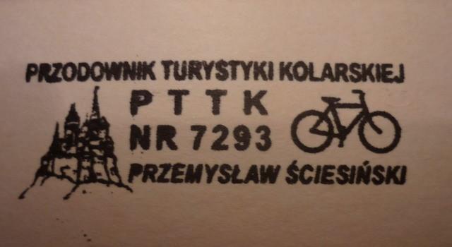 A tak wygląda moja przodownicka pieczęć zrobiona tydzień po egzaminie