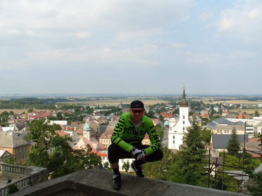 Widok z klasztoru na Javornik