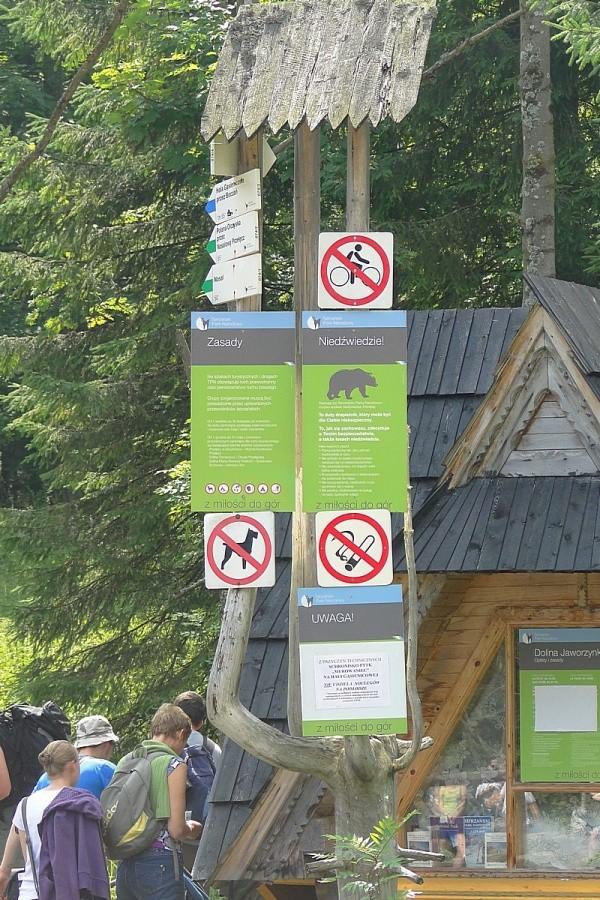 Miśki są, rowerzyści, psy i kurzący spadać!