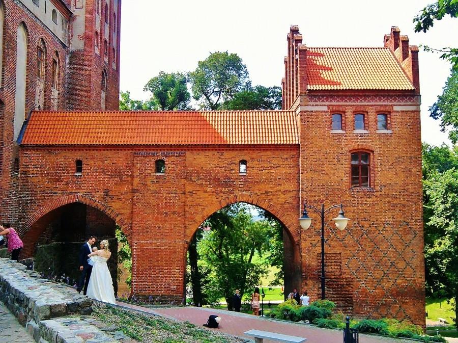 Skrzydło zamku w Kwidzynie.