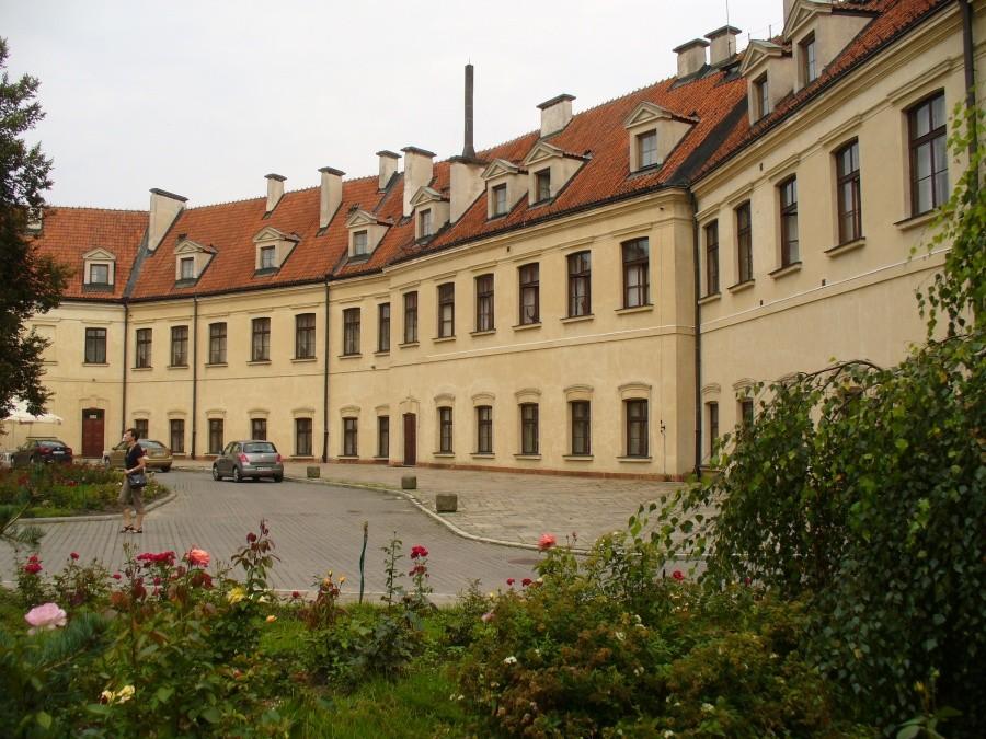 Jeszcze jedno zdjęcie dziedzińca przebudowanego pułtuskiego zamku