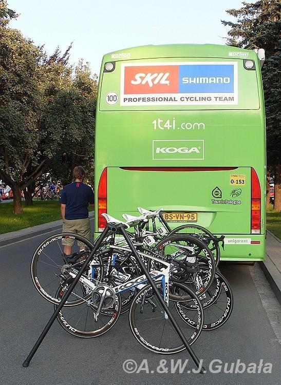 rowerki Skil'a Shimano po etapie