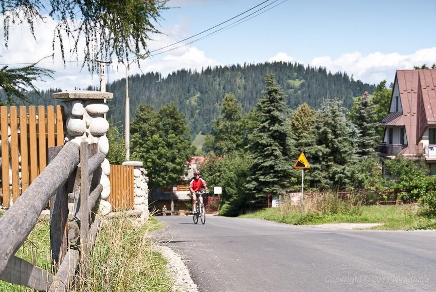 podjazd na Budzów Wierch