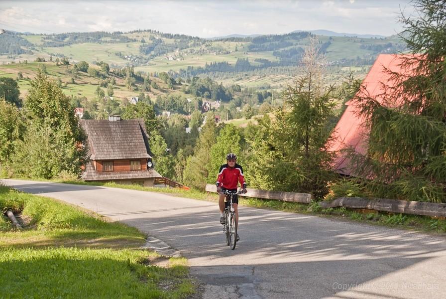 podjazd z widokiem na Średni Wierch