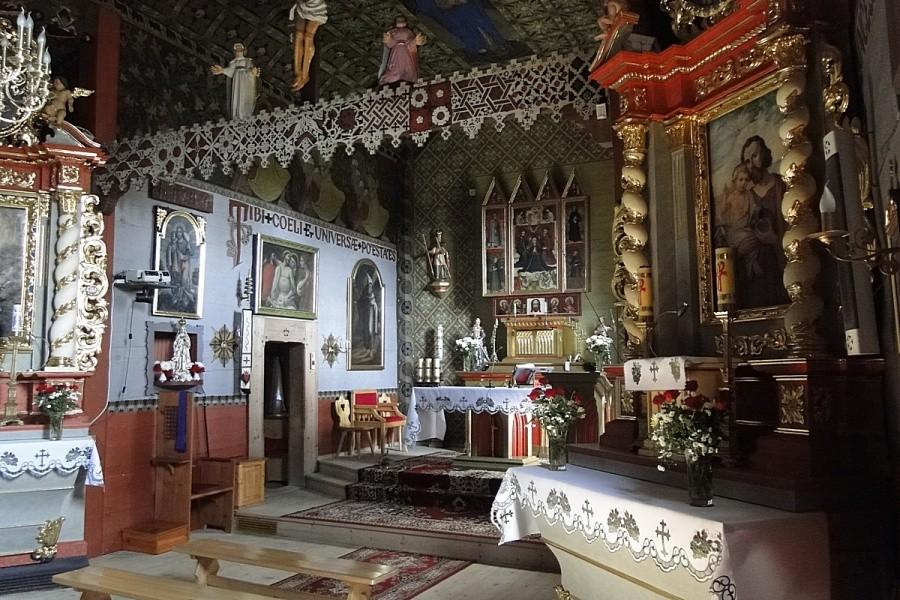 Wnętrze kościoła jest wyjątkowo piękne