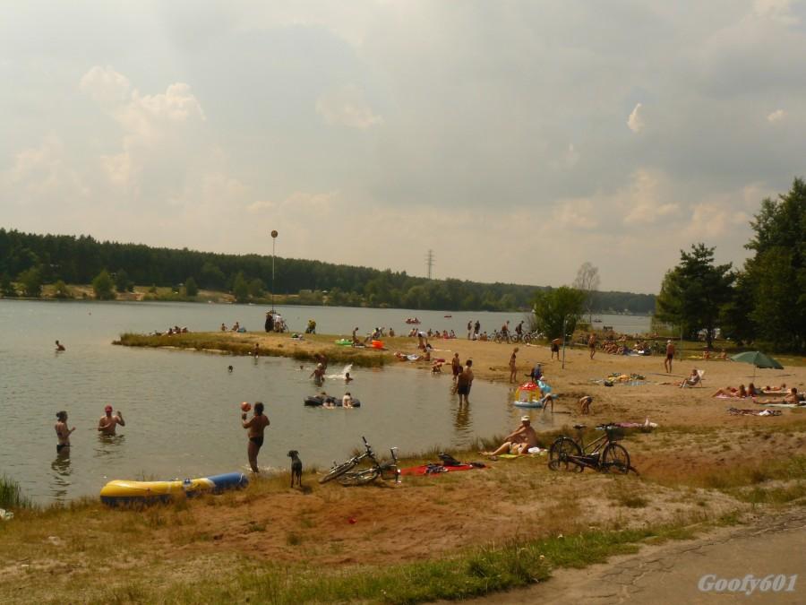 Plaża nad Chechłem