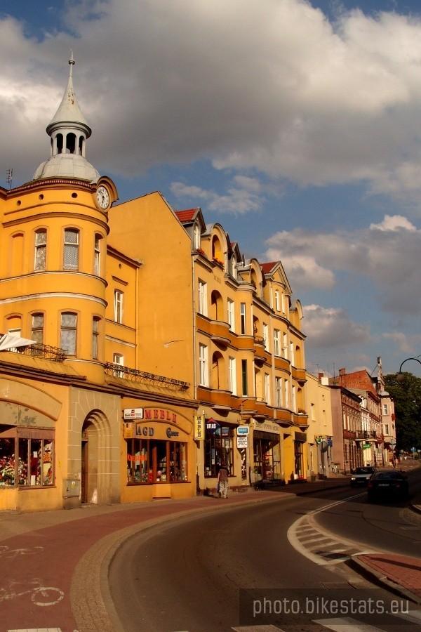 Główna ulica w Pelplinie.