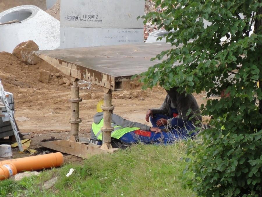 JAk pada, można się schronić