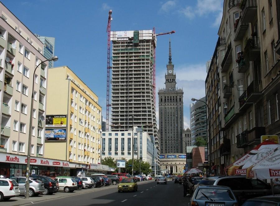 Budowa wieżowca Złota 44
