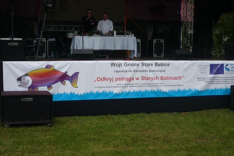 Promocja pstrąga w Starych Babicach