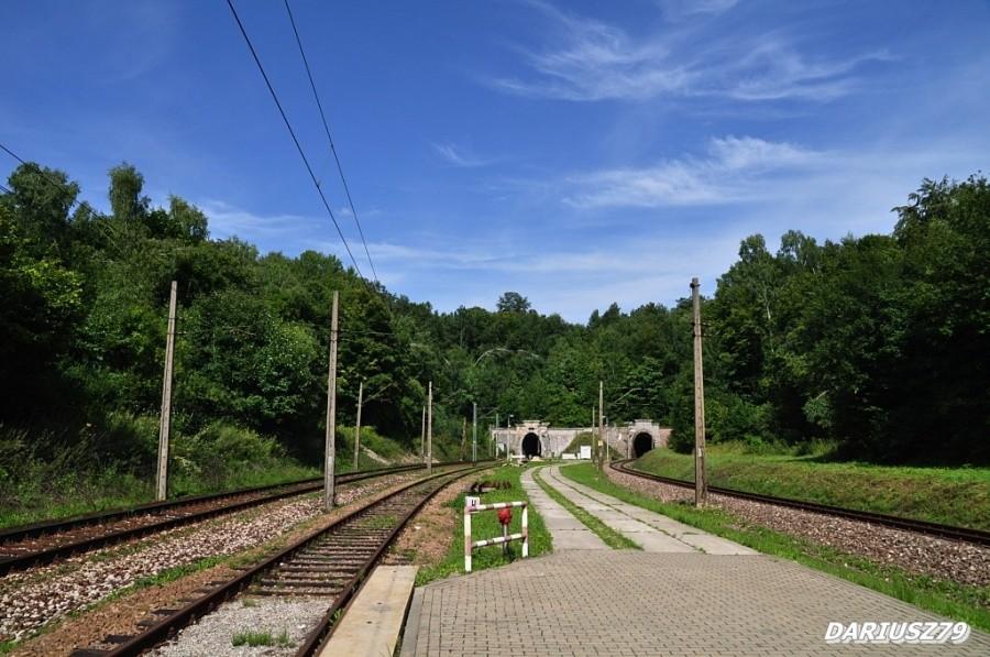 Tunel kolejowy w Tunelu koło Miechowa