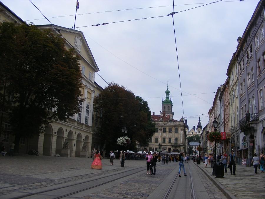 W centrum Lwowa