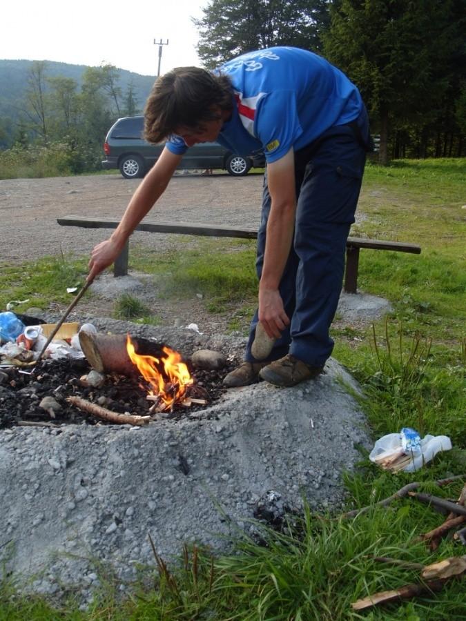 wieczorne ognisko