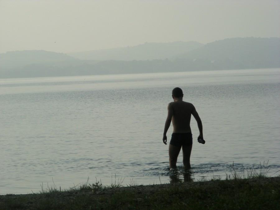 Marcin w wodzie