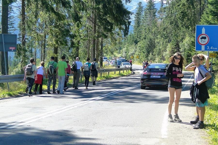 W tym dniu Morskie Oko odwiedziło 13 tysięcy ludzi