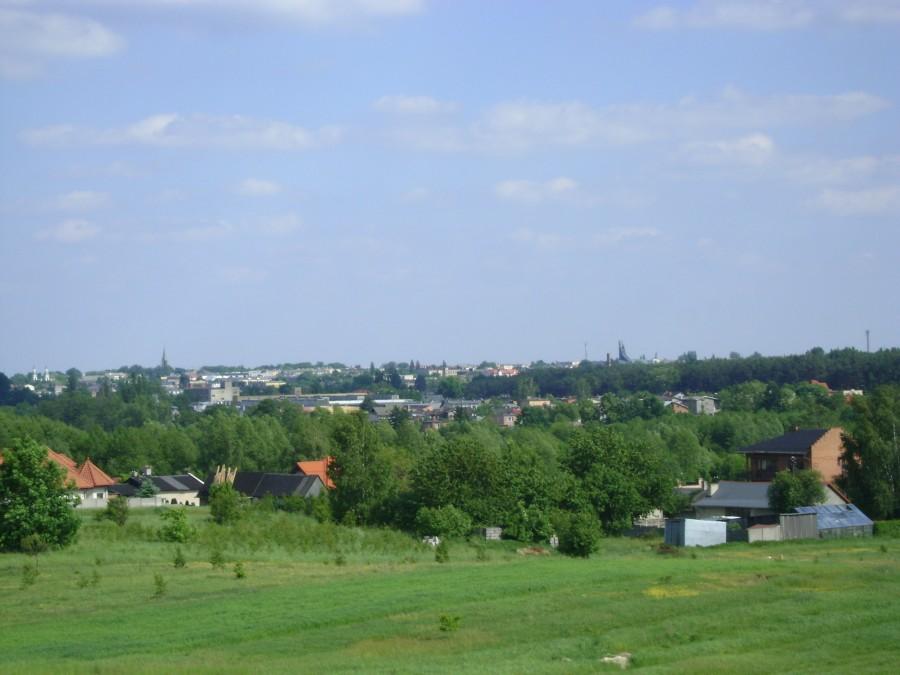 Tomaszów w oddali