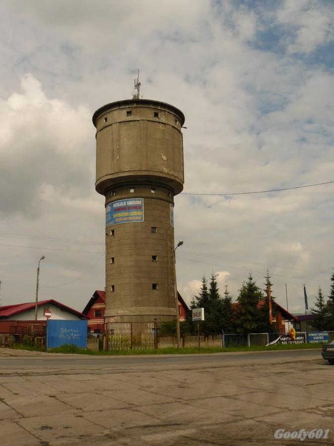 Wieża ciśnień w Żywcu.
