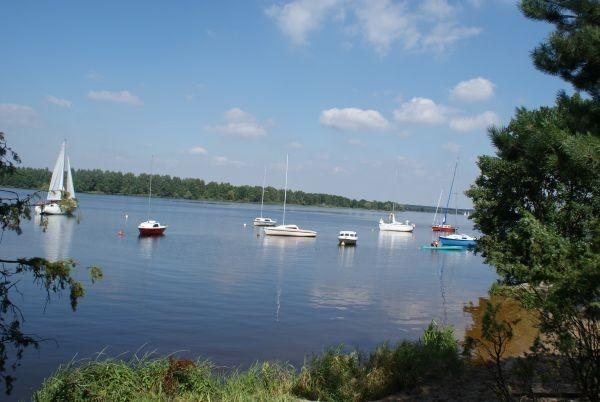 ruch nad Jeziorem Sulejowskim
