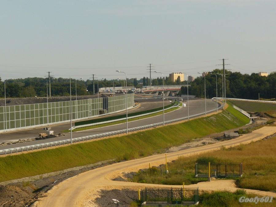 A1 - początek estakady.