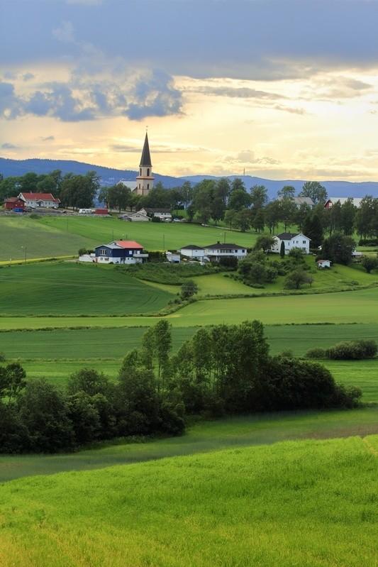 Kościółek, okolice Fetsund.