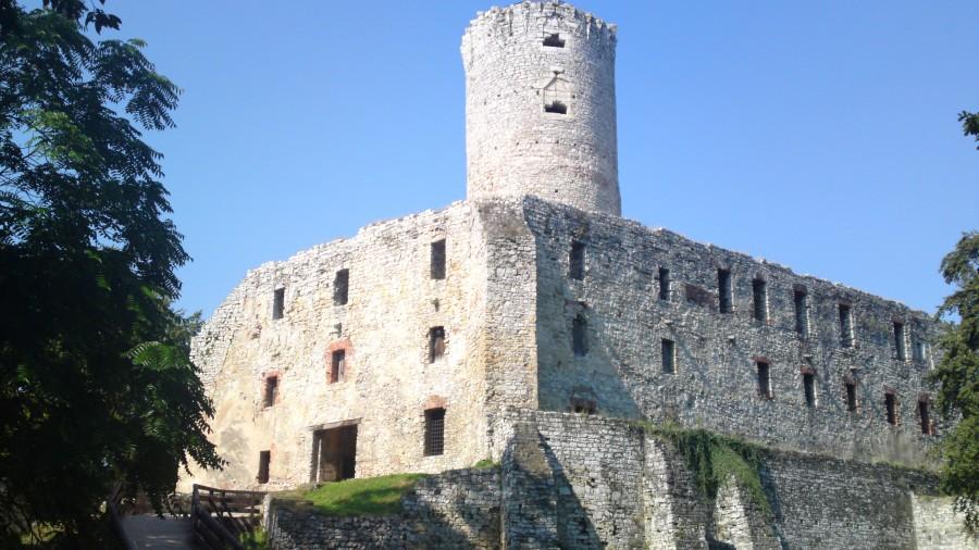 A to już zamek Lipowiec cel nr 1 zaliczony