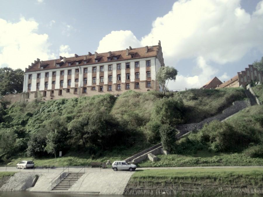 Pałac Marysieńki w Gniewie od strony Wisły