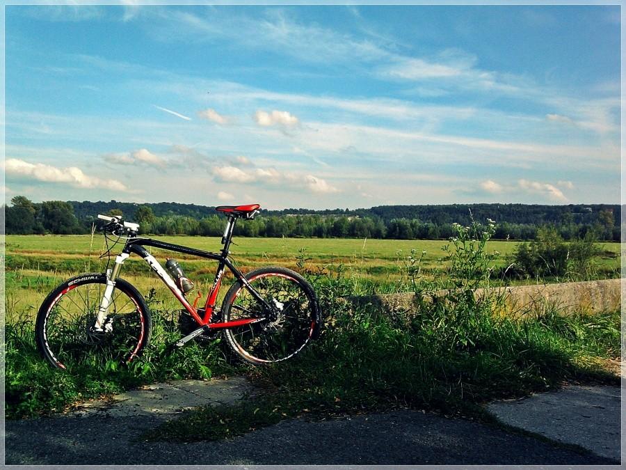 Field and my bike