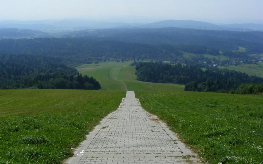 Widok z szybowiska