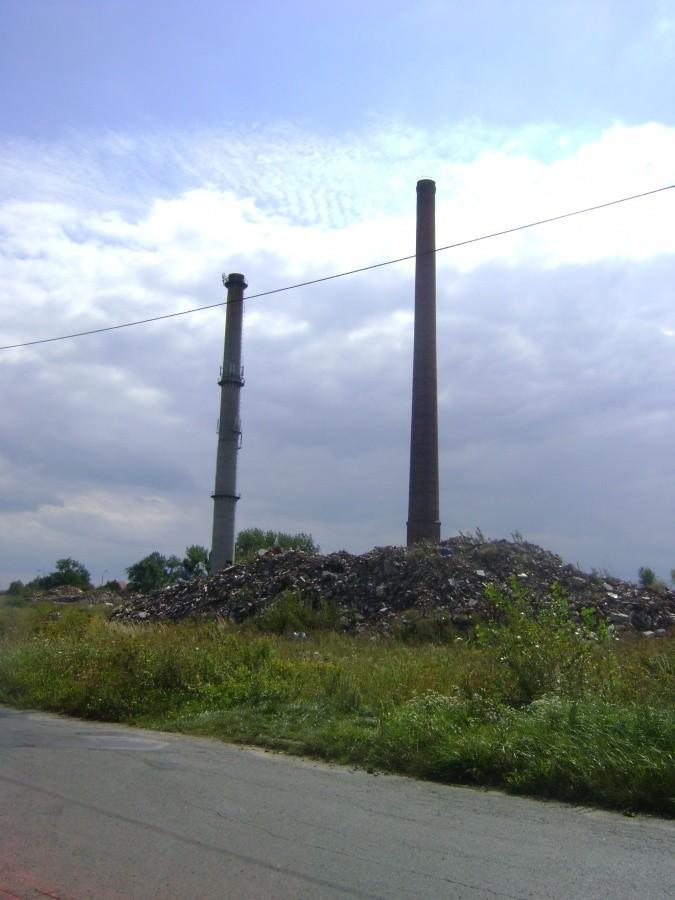 Dwa kominy
