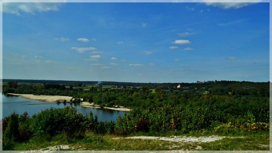 Widok na dolinę Wisły