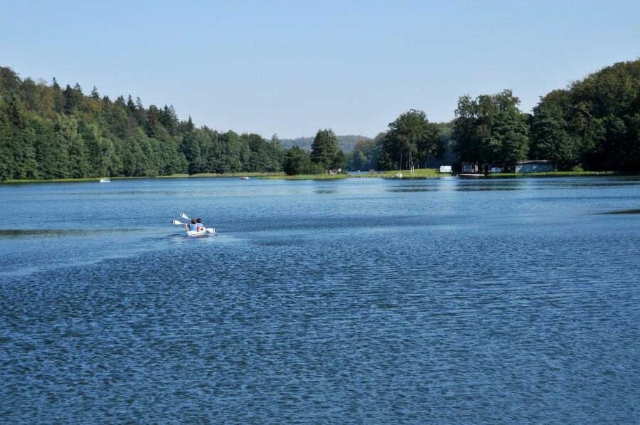 Jezioro Przywidzkie - panorama z Przywidza