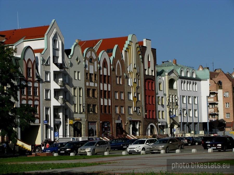 Urokliwa odrestaurowana starówka Elbląga