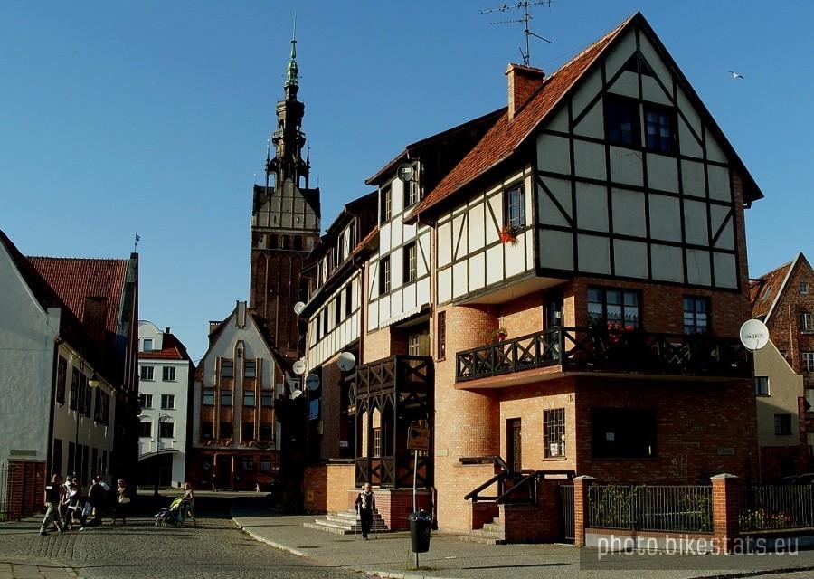 Starówka w Elblągu.