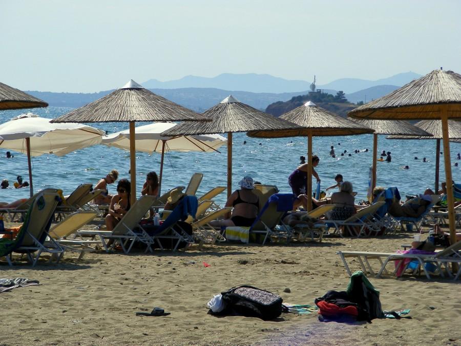 Na plaży w Aleksandropoli