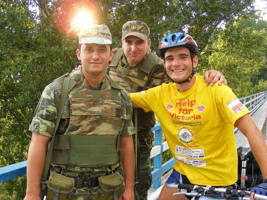 Marcin z greckimi żołnierzami;)