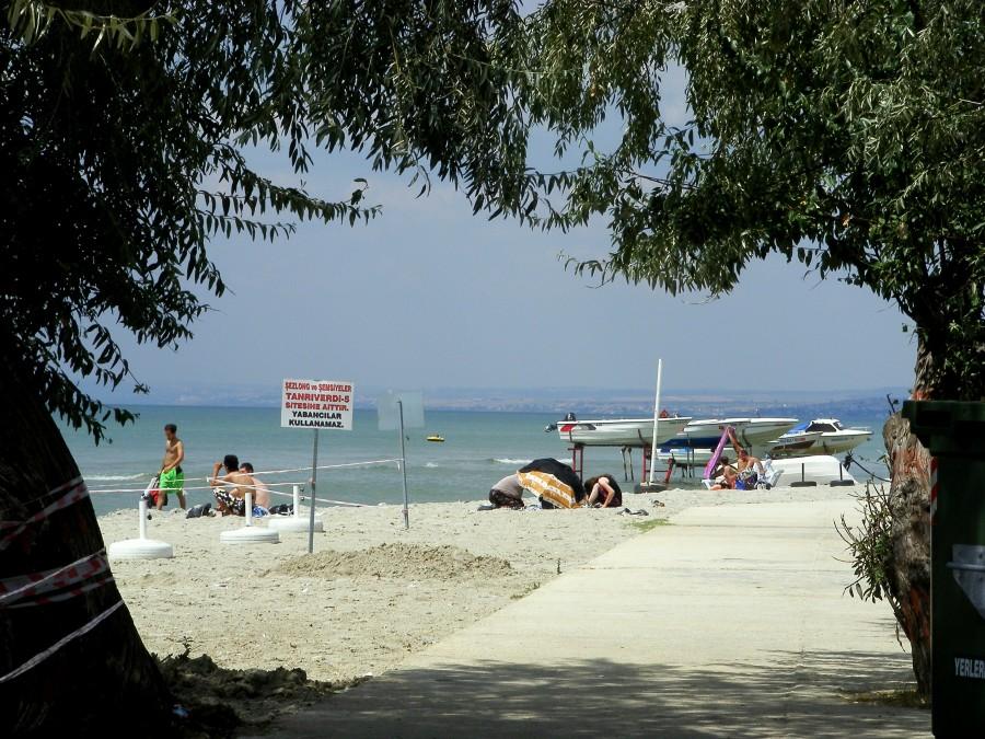 Pierwsza przerwa nad morzem
