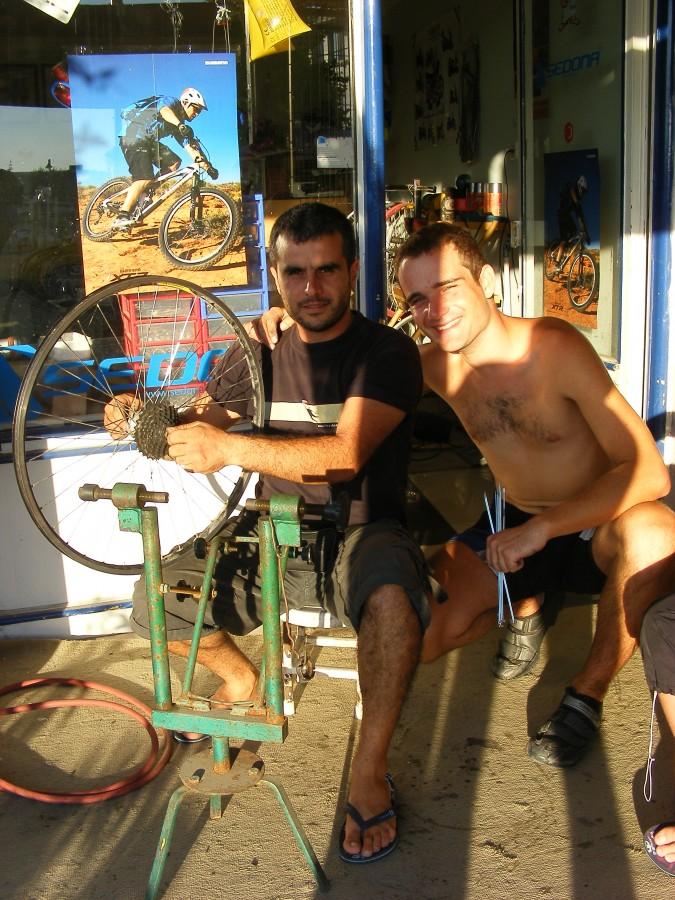 W serwisie rowerowym
