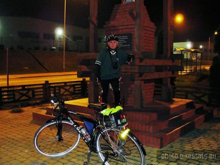 Ja na rajdzie nocnego świetlika.