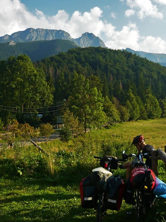 Widok na Giewont z Zakopanego